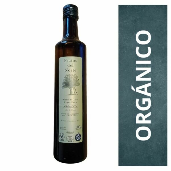 Aceite de Oliva Extra Virgen Organico Frutos del Norte x 500ml x 1u