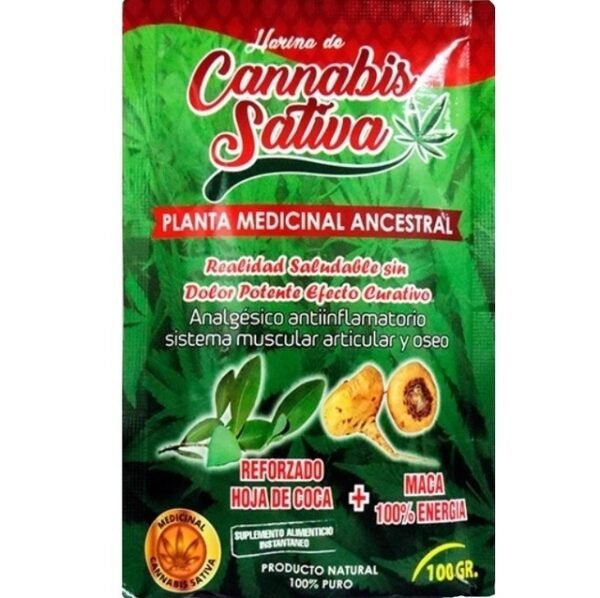 Sobres de Harina de Cannabis Sativax 1u