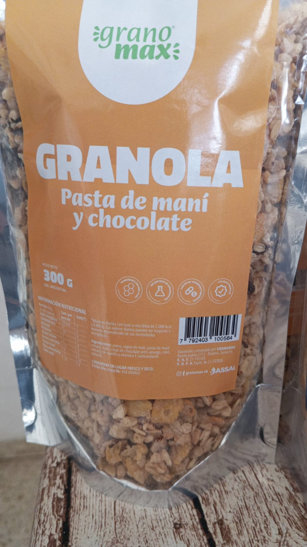 Granola de Pasta de Maní y Choco 300gr