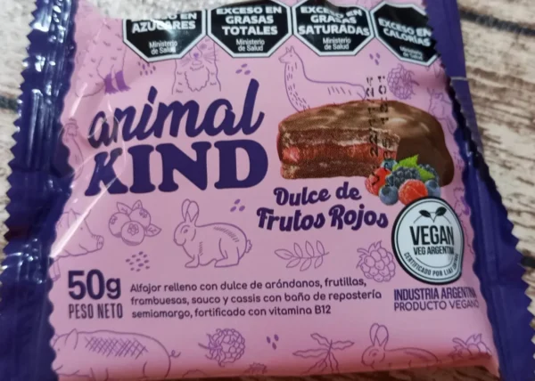 Alfajor Vegano de Frutos Rojos Animal King