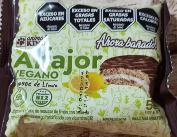 Alfajor Vegano de Mousse de Limon Animal King