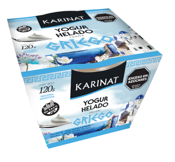 Yogurt Helado Karinat Griego